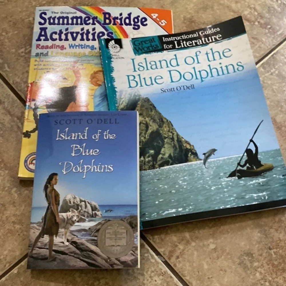 Island of the Blue Dolphins Homeschool Novel Study 5 Book Bundle 3 Novels Guides